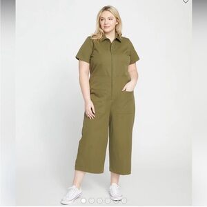 Universal Standard Kate Stretch Cotton Twill Jumpsuit